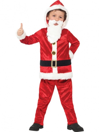 Dětský kostým pro chlapce - Santa deluxe