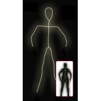 Kostým Unisex - Morphsuit - svítící