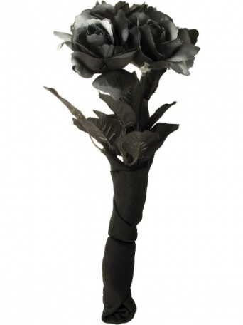 Kytice černých růží