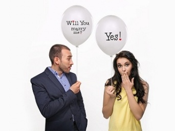 Nafukovací balónky Will you marry me?