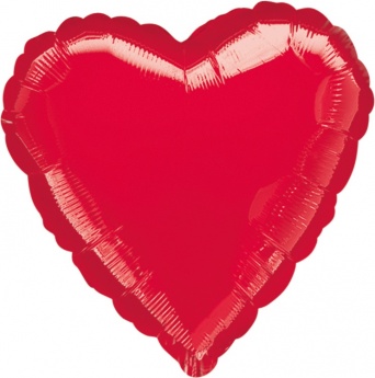 Fóliový balónek standard - Srdce II