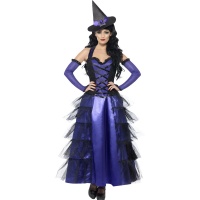 Kostým pro ženy - Čarodějnice fialová