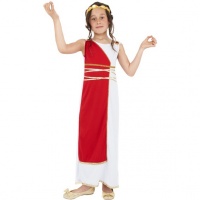 Dětský kostým Římanka - červená