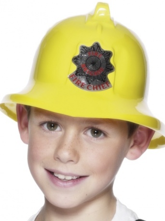 Hasičská helma dětská - žlutá