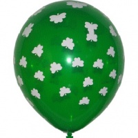 Balonek zelený s trojlístky
