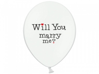 Nafukovací balónek Will you marry me?