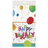 Ubrus Happy Birthday - barevný