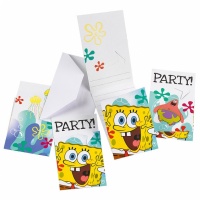 Pozvánka na party SpongeBoby